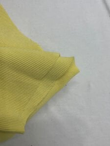 Sarı Kaşkorse (Ribana Fitilli) Kumaş, Parça 35x120 cm