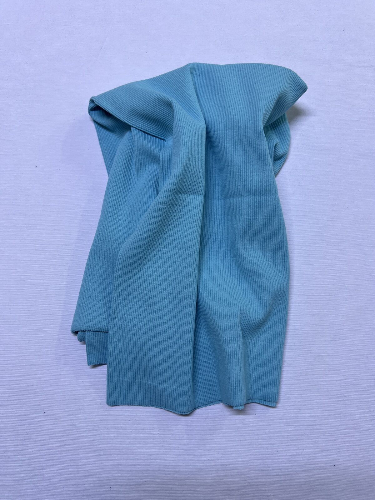 İnce Kaşkorse Kumaş Parça Turkuaz - 65x110 cm (ENDE ÇİZGİLER VAR)