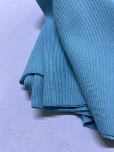 İnce Kaşkorse Kumaş Parça Turkuaz - 65x110 cm (ENDE ÇİZGİLER VAR)