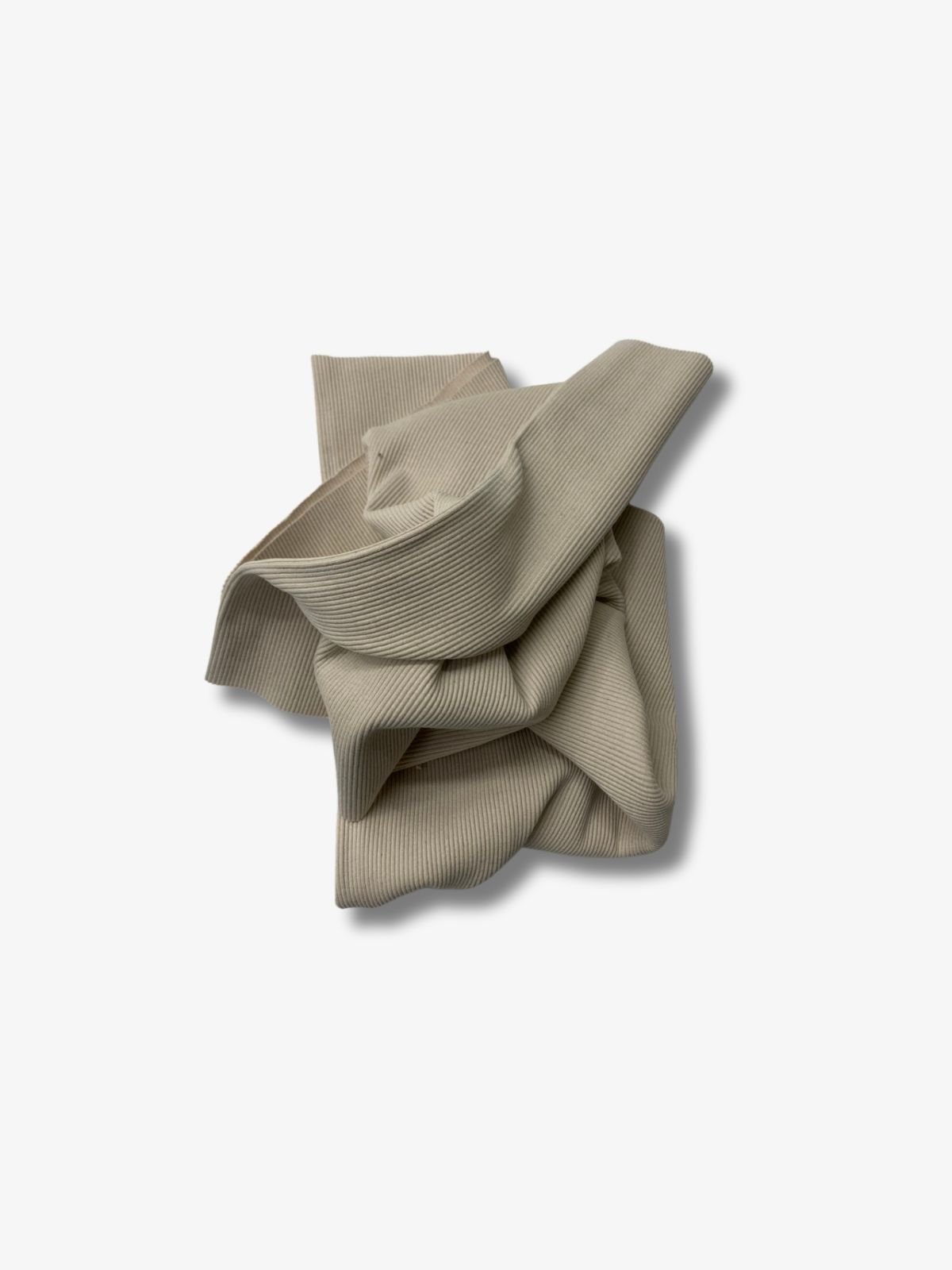 Krem Kaşkorse (Ribana Fitilli) Kumaş, Parça 35x120 cm