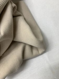 Krem Kaşkorse (Ribana Fitilli) Kumaş, Parça 35x120 cm