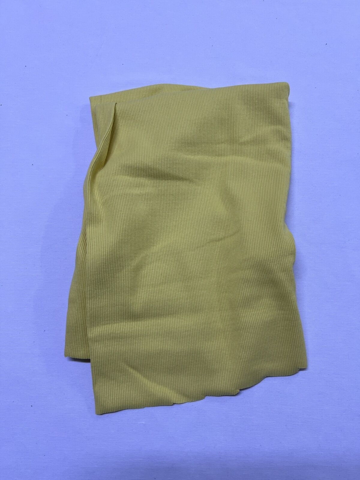 İnce Kaşkorse Kumaş Parça Sarı - 65x100 cm