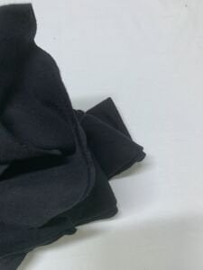 Siyah İnterlok Kumaş Dışı Şardonlu, Parça 100x80 cm