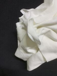 Ekru Bebe Ribana Penye Kumaş, Parça 85x170 cm (LEKE VAR)