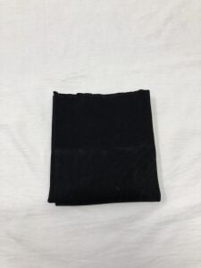 Ribana Fitilli Kumaş, Parça 35x120 cm - Siyah