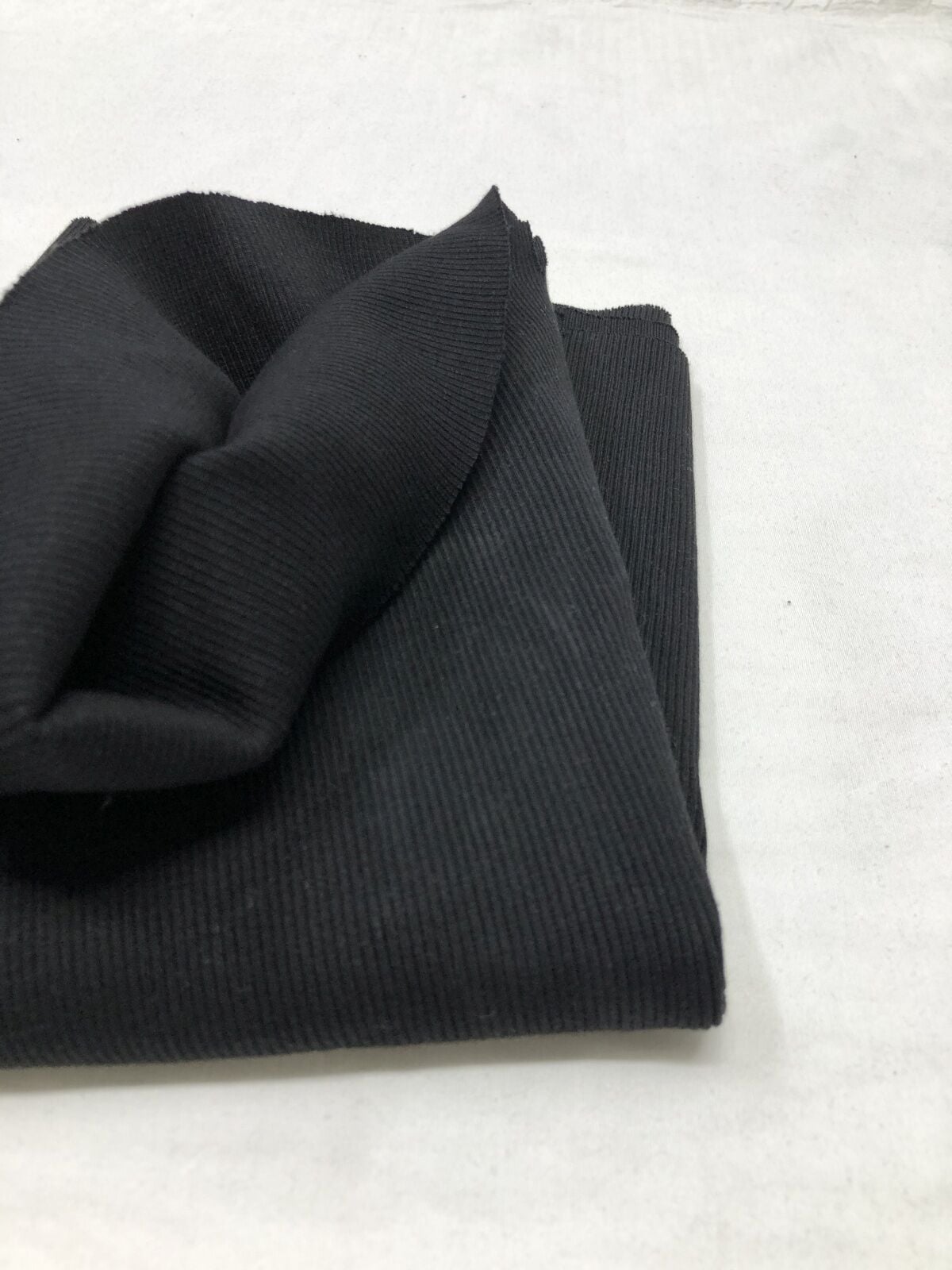 Ribana Fitilli Kumaş, Parça 35x120 cm - Siyah