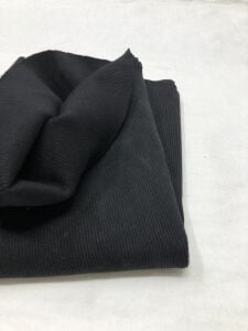 Ribana Fitilli Kumaş, Parça 35x120 cm - Siyah