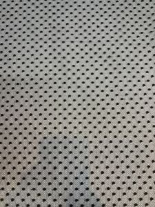 Puantiyeli Tül Dantel Kumaş - Siyah Rengi