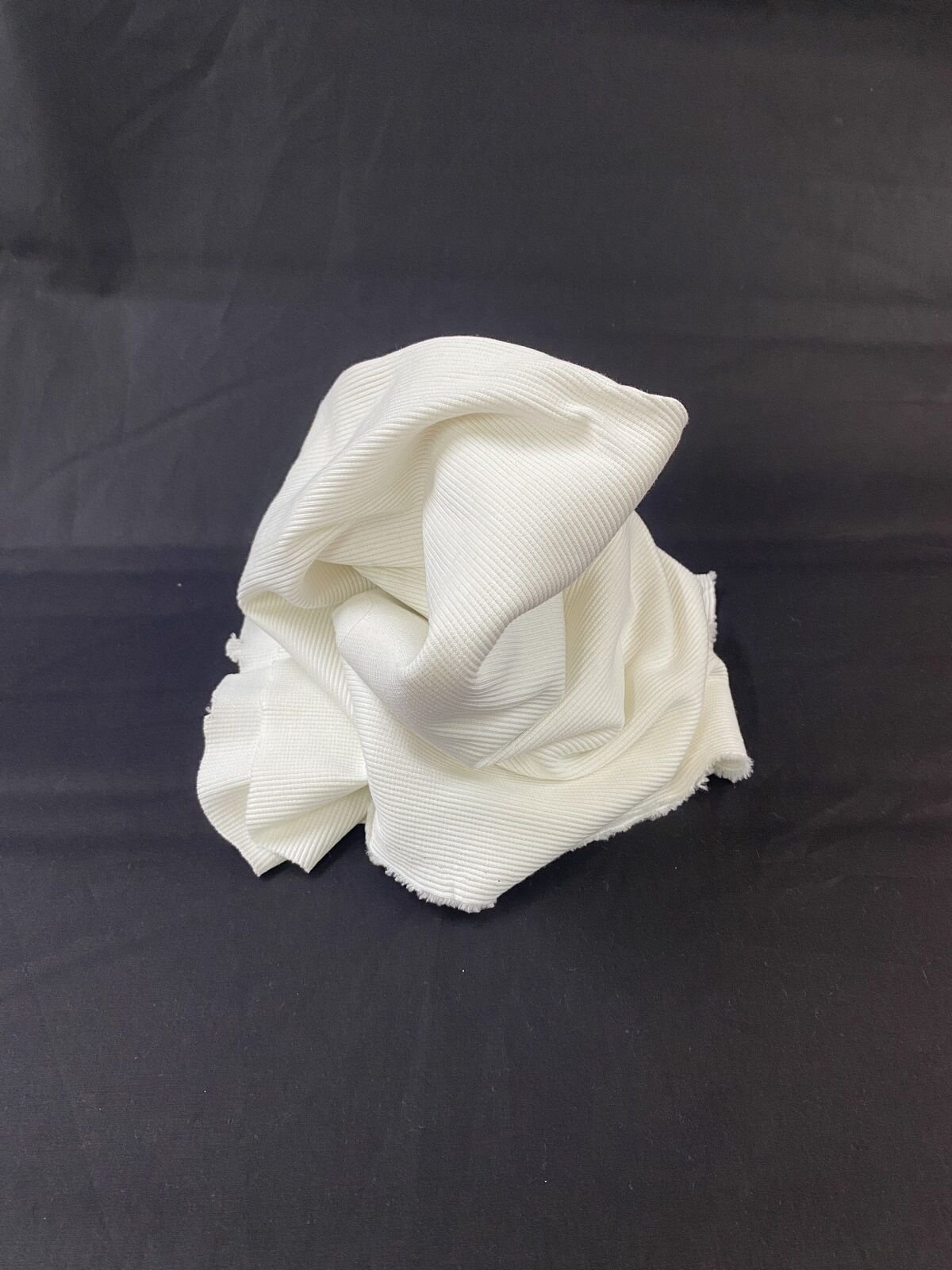 Beyaz Kaşkorse (Ribana) Kumaş, Parça 60x120 cm