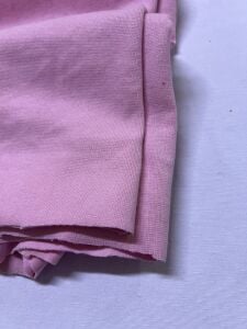 İnce Ribana Kumaş Parça Pembe - 85x200 cm