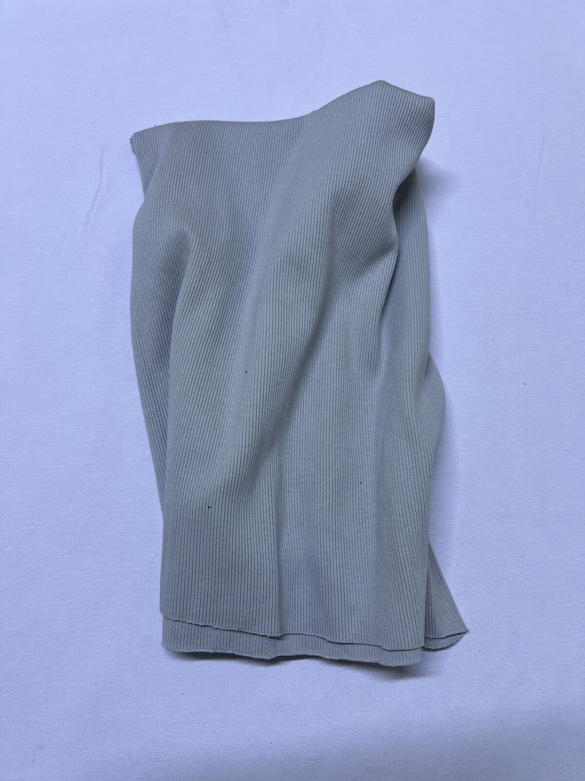 Ribana Fitilli Kumaş Parça Açık Gri – 65x140 cm