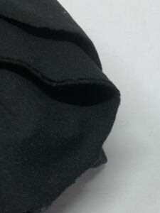 Bebe Ribana Penye Kumaş, Parça 55x170 cm Siyah ORTA KALİTE