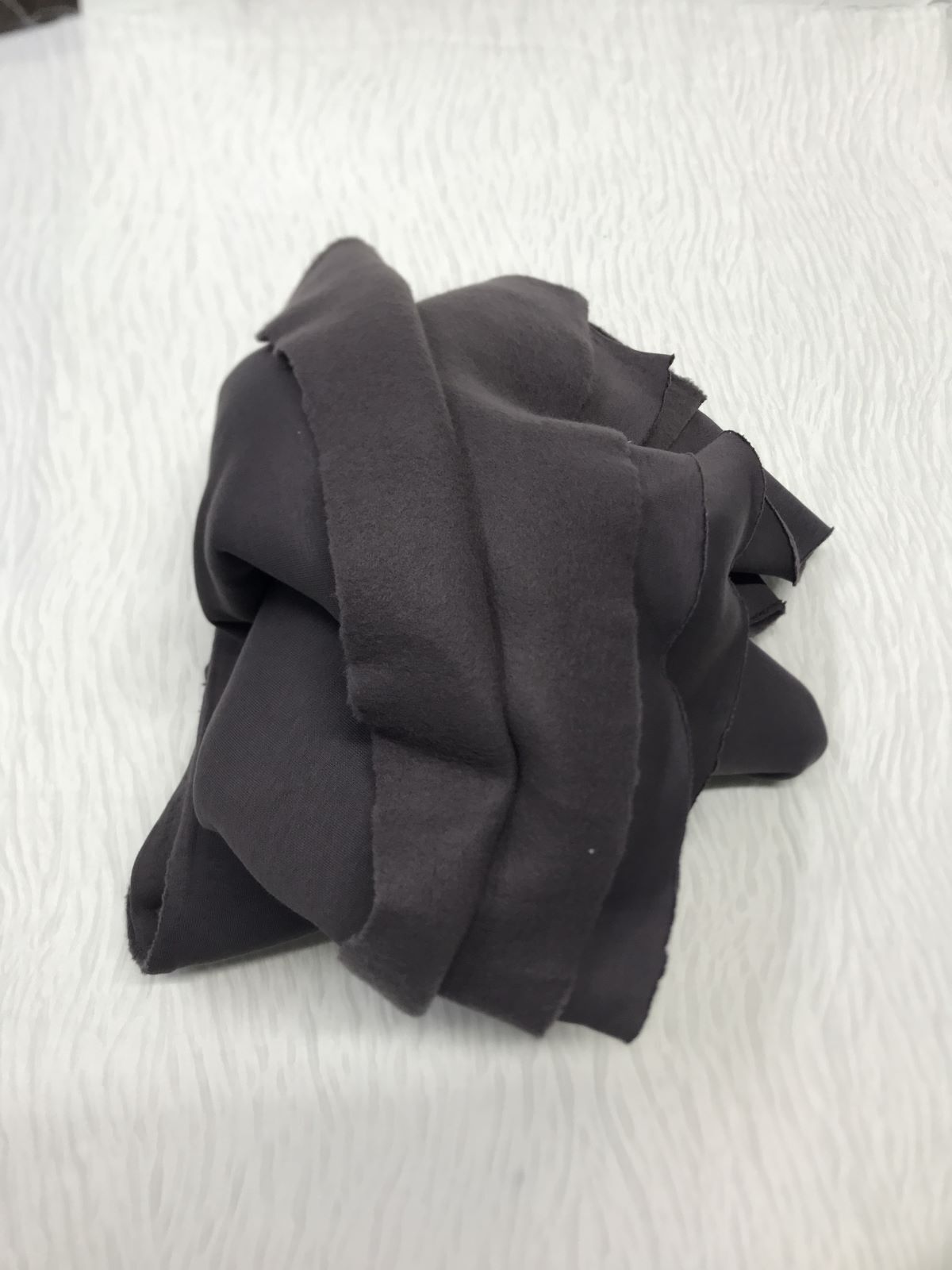 Şardonlu 3 İplik Kumaş, Parça 110x180 cm - Füme