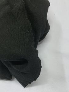 Bebe Ribana Penye Kumaş, Parça 85x190 cm Siyah Renk