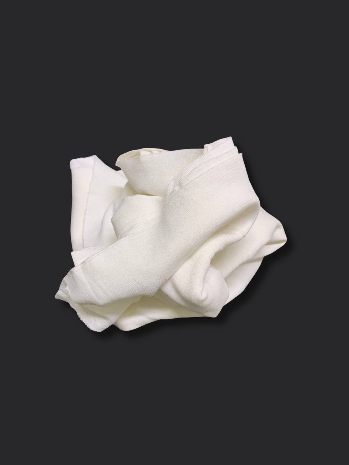 Ekru Kalın Bebe Ribanası Penye Kumaş, Parça 60x150 cm