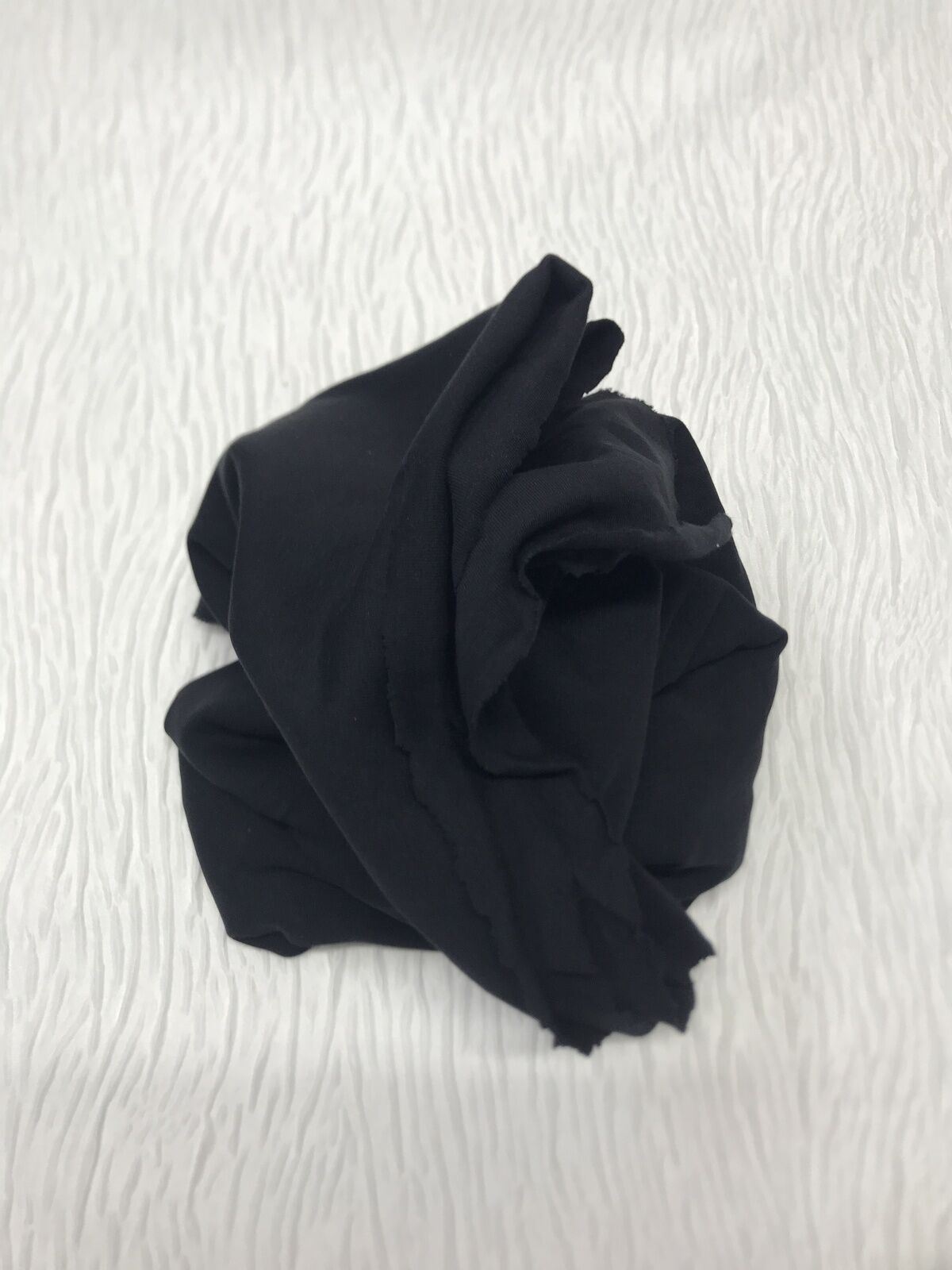 Bebe Ribanası Esnek Kumaş Siyah, Parça 120x170 cm