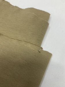 İnce Ribana Kumaş, Parça 40x100 cm Sütlü Kahve