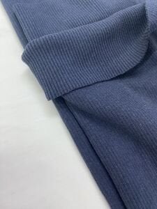 Lacivert Kaşkorse (Ribana) Kumaş, Parça 70x140 cm