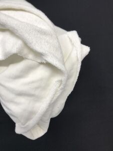 İnce 3 İplik Kumaş, Parça 95x190 cm - Ekru