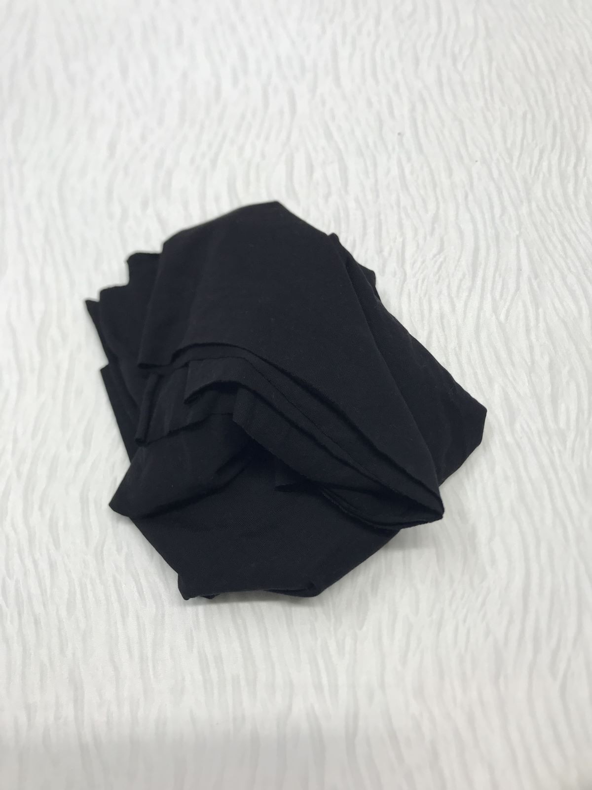 Süprem Kumaş, Parça 55x160 cm - Siyah