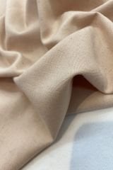 Keten Görünümlü Dökümlü Viskon Kumaş Somon