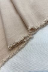 Keten Görünümlü Dökümlü Viskon Kumaş Somon