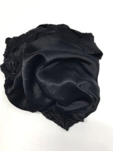 Viskon Saten Kumaş, Parça 175x120 cm Siyah