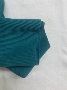 Petrol Kaşkorse (Ribana Fitilli) Kumaş, Parça 20x120 cm