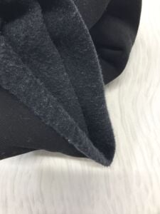 Şardonlu 3 İplik Kumaş, Parça 60x180 cm - Siyah