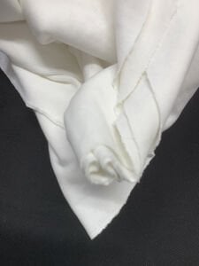 Bebe Ribana Penye Kumaş, Parça 50x160 cm Ekru Renk