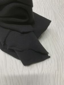 Ribana Fitilli Kumaş, Parça 100x100 cm - Siyah