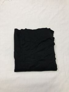 Taytlık Kışlık Ribana Kumaş, Parça 100x190 cm - Siyah