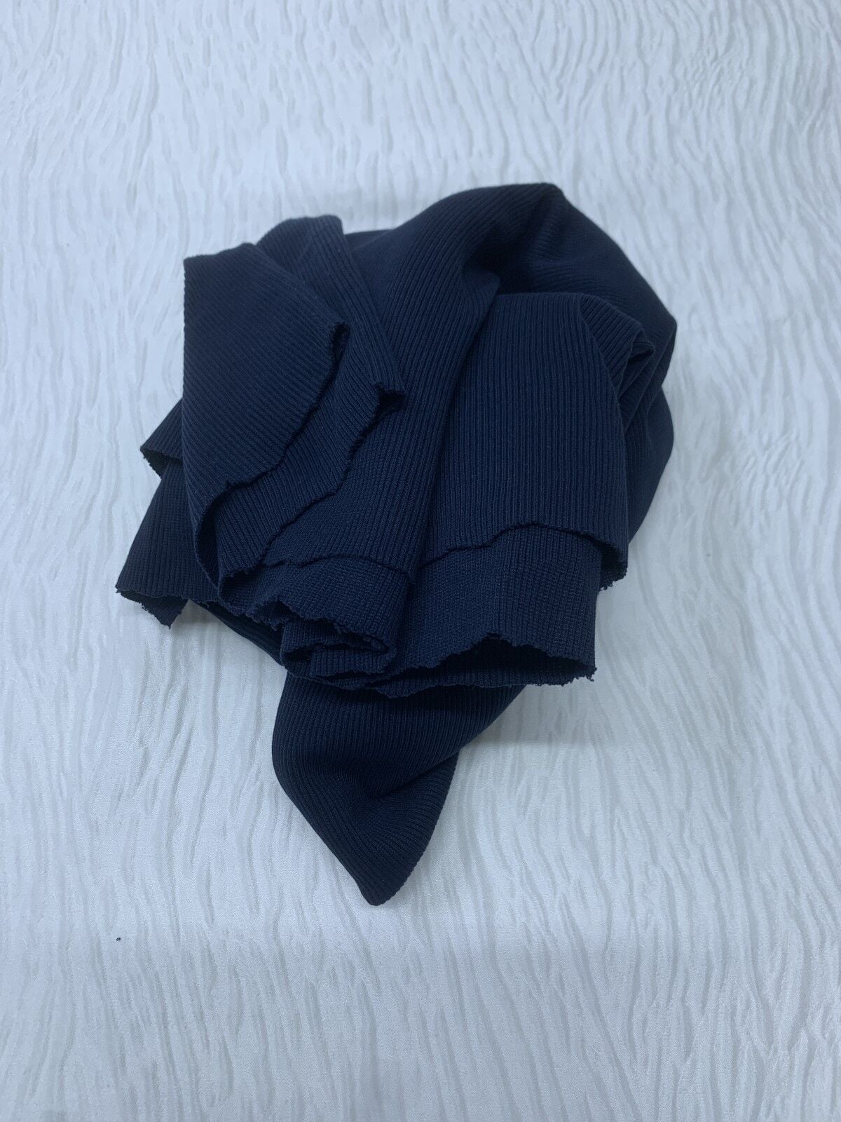 Ribana Fitilli Kumaş, Parça 90x140 cm - Lacivert