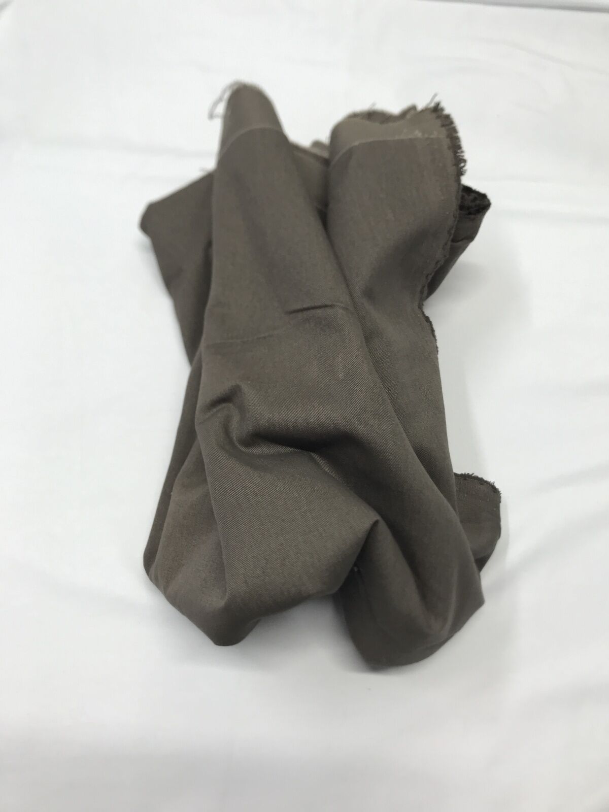 Kanvas Keten Kumaş, Parça 120x150 cm Sütlü Kahve (KENARA YAKIN HATA)