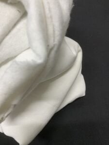 Şardonlu 3 İplik Kumaş, Parça 130x190 cm - Ekru (HAFİF KİR VAR)