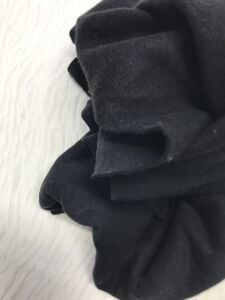 Şardonlu 3 İplik Kumaş, Parça 70x200 cm - Siyah ORTA KALİTE