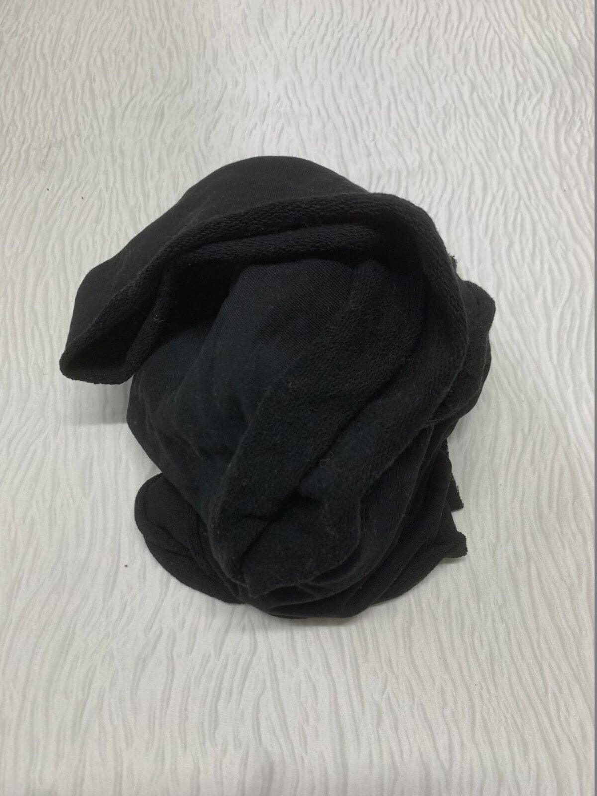 3 İplik Kumaş, Parça 60x190 cm - Siyah