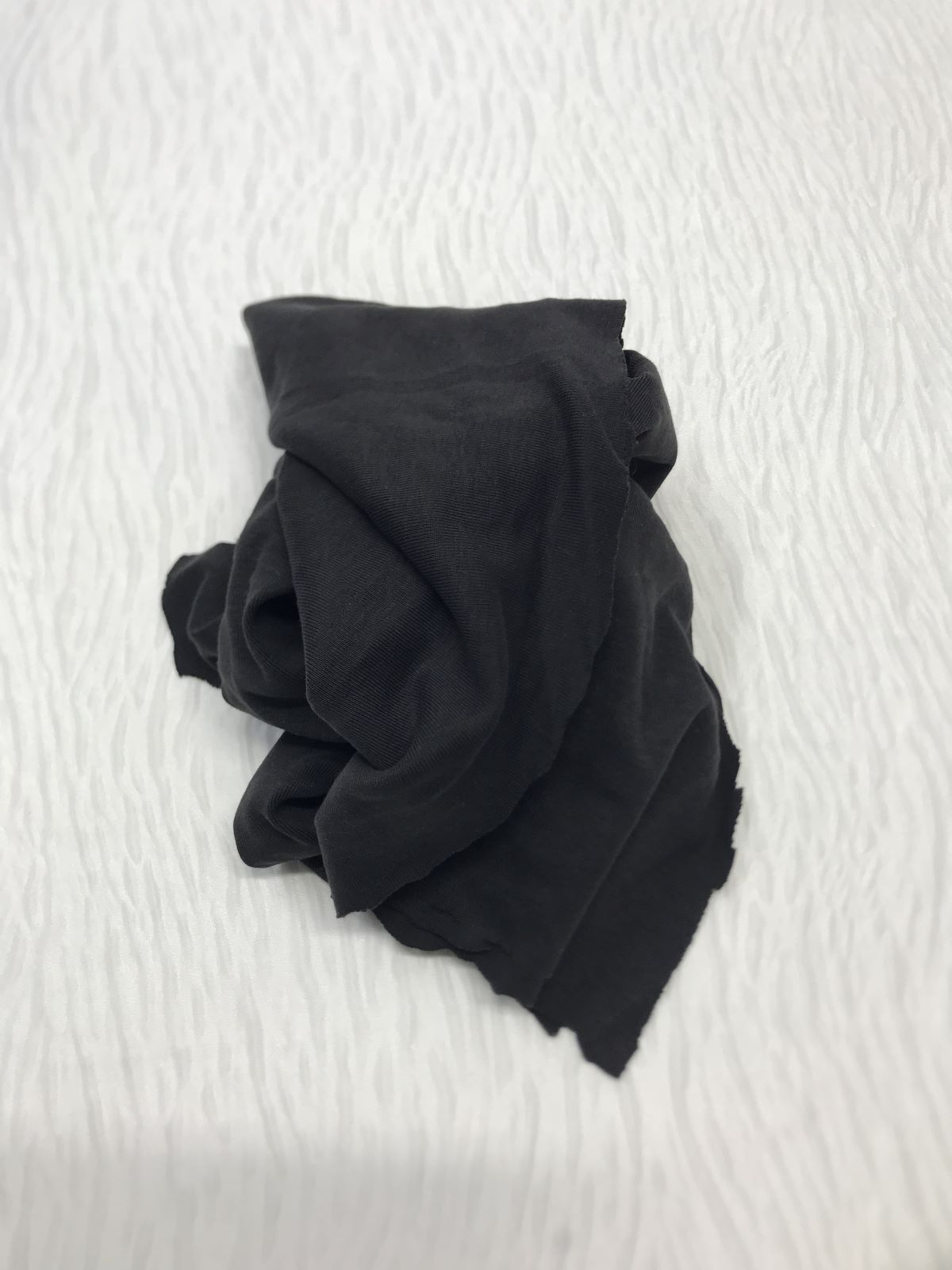 Kalın Bebe Ribanası Kumaş, Parça 65x100 cm - Füme