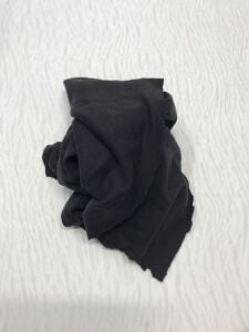 Kalın Bebe Ribanası Kumaş, Parça 65x100 cm - Füme