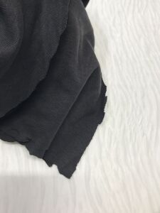 Kalın Bebe Ribanası Kumaş, Parça 65x100 cm - Füme