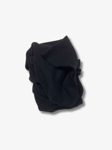 Dar Enli Şardonlu İnterlok Kumaş, Parça 125x (55x2) cm Siyah