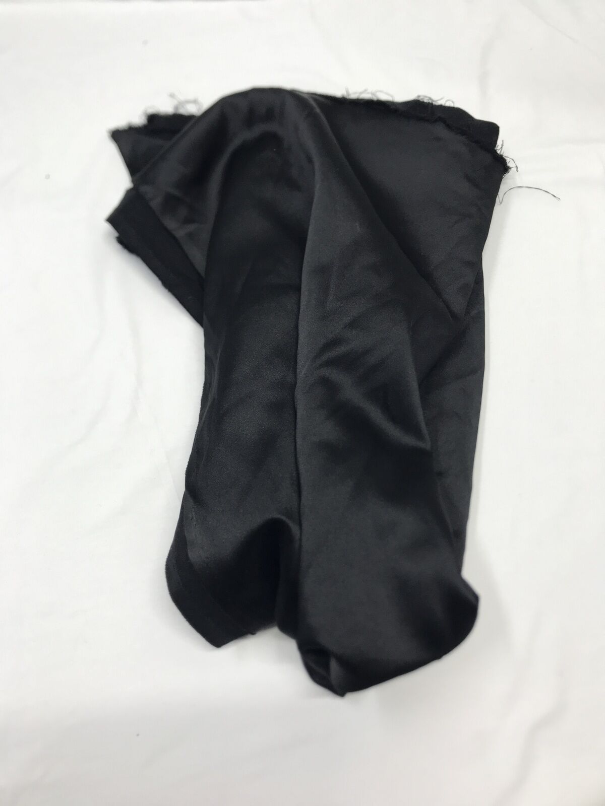 Saten Kumaş, Parça 130x140 cm Siyah