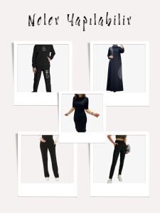 Çelik Penye Kumaş, Parça 50x190 cm - Lacivert