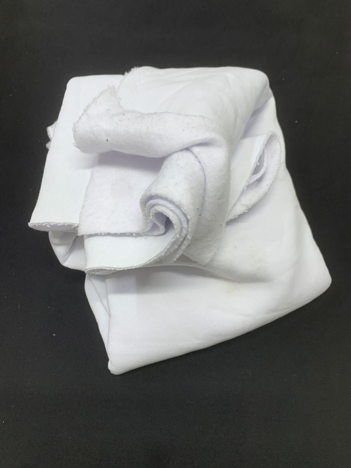 Şardonlu 3 İplik Kumaş, Parça 80x190 cm - Beyaz (HAFİF KİR VAR)