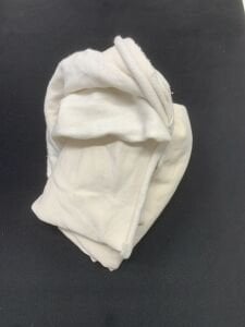 Hafif Şardonlu 3 İplik Kumaş, Parça 80x200 cm - Krem