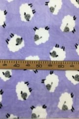 Koyun Desenli Polar Benzeri Ultrasoft Kumaş Kalın
