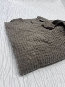 Triko Benzeri Bürümcük Penye Kumaş, Parça 90x130 cm - Sütlü Kahve