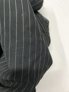 Poliviskon Kumaş Esnek Dökümlü, Parça 300x140 cm Gri Çizgili