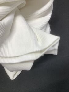 Kaşkorse (Ribana Fitilli) Kumaş, Parça 90x130 cm Ekru (KİR VAR)