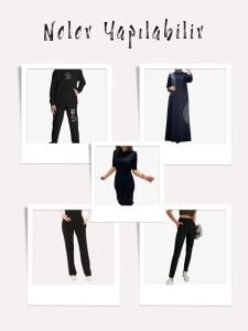 Çelik Penye Kumaş, Parça 85x200 cm - Ekru